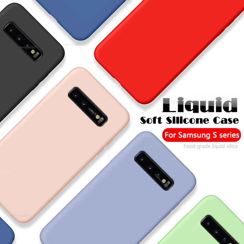 Защитный чехол Note10 для Samsung Galaxy S8 S9 S10 Note 10 Plus зимний Мягкий силиконовый на S10E S 9 8 |