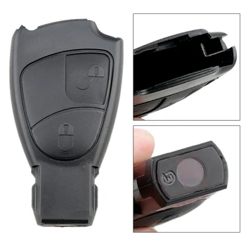 

2Buttons Car Key Smart Shell Case Replacement Remote Cover Fit for Mercedes Benz Class A B/C E S ML CLK CLS SLK CL
