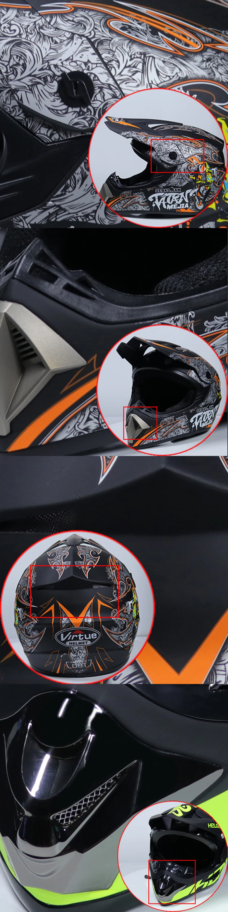 Новая маска профессиональная велосипедная гоночная мотокросса шлем hors route Casque Capacete Moto Casco внедорожный мультяшный мотоциклетный шлем