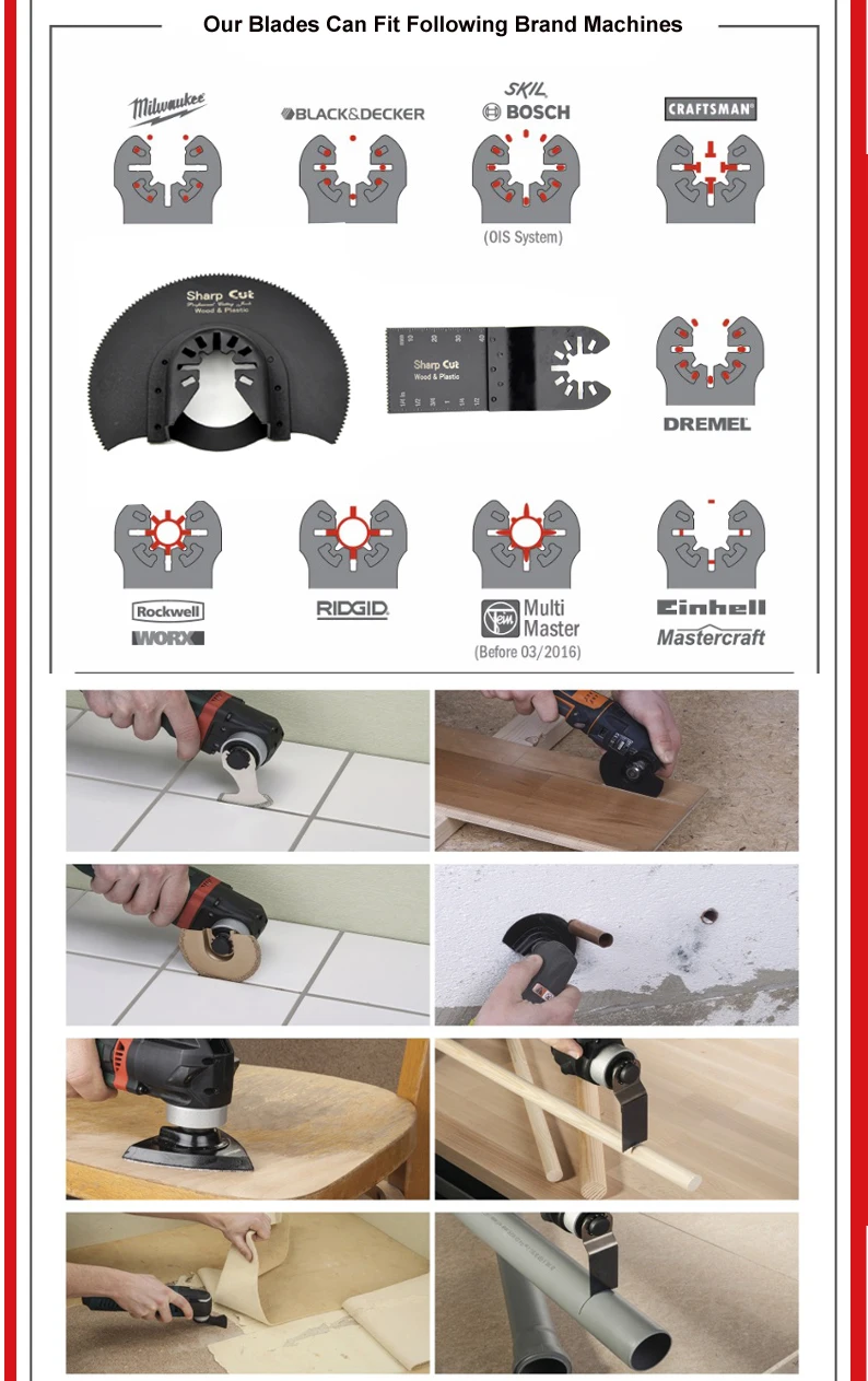 oscillating saw blade 10