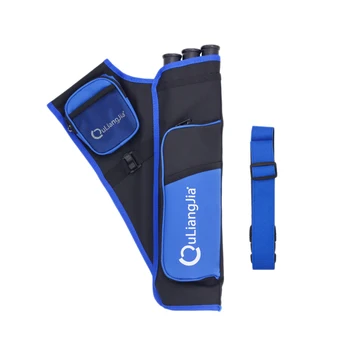 

New 3-Tube Bow Bag Archery Quiver Arrows Carry Bag Portable Arrows Bag Accessories Blue