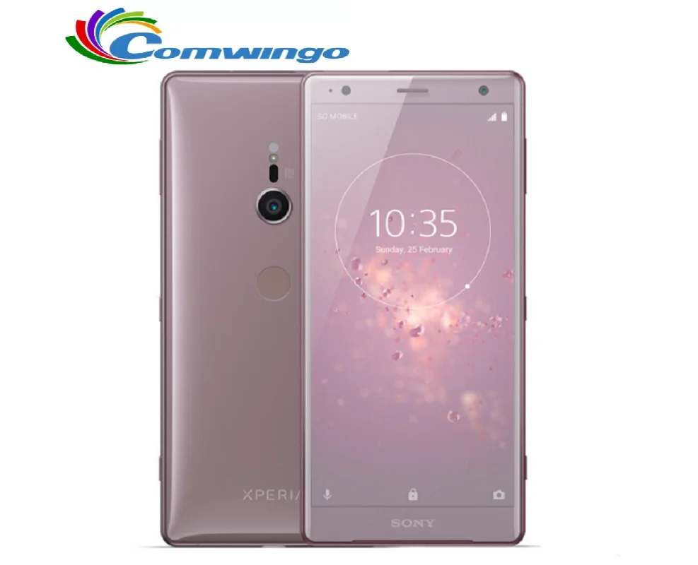 Оригинальный Sony Xperia XZ2 без блокировки 5 7 дюйма 4 Гб + 64 ГБ телефон восемь ядер