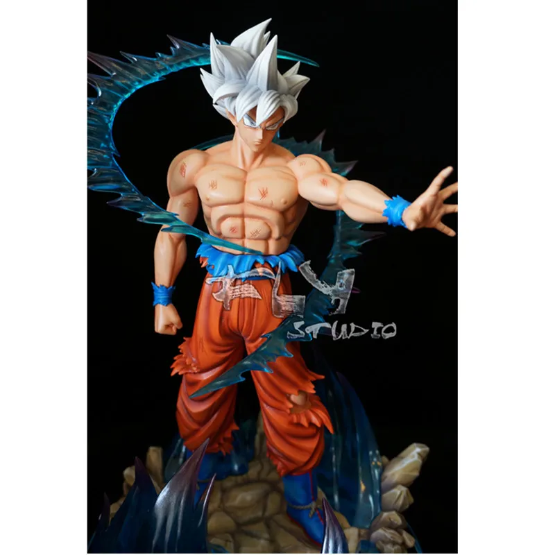 1/6 мультфильм Dragon Ball белые волосы Сон Гоку мигатте нет Gokui GK статуя Аниме подарок Смола фигурка Коллекция Модель игрушки M3830