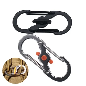 

Climbing Mini Buckle Outdoor Shape S Mountaineering Hook Buckle Carabiners