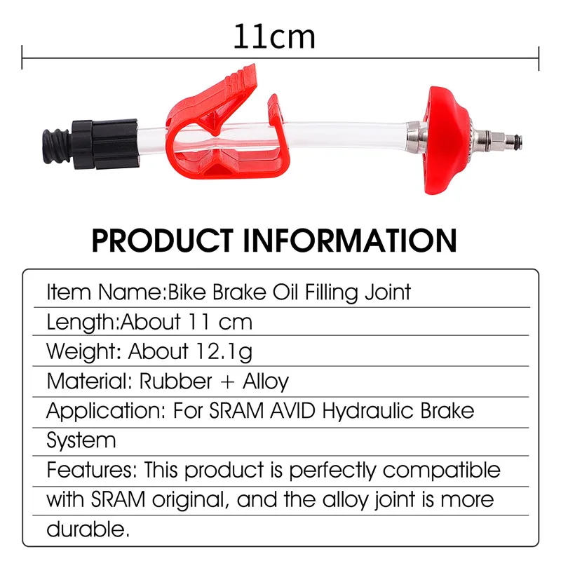 WEST BIKING Bike Brake Oil Filling Joint For AVID Hydraulic Brake System Brake Oil Filling Joint Bicycle Repair Tool