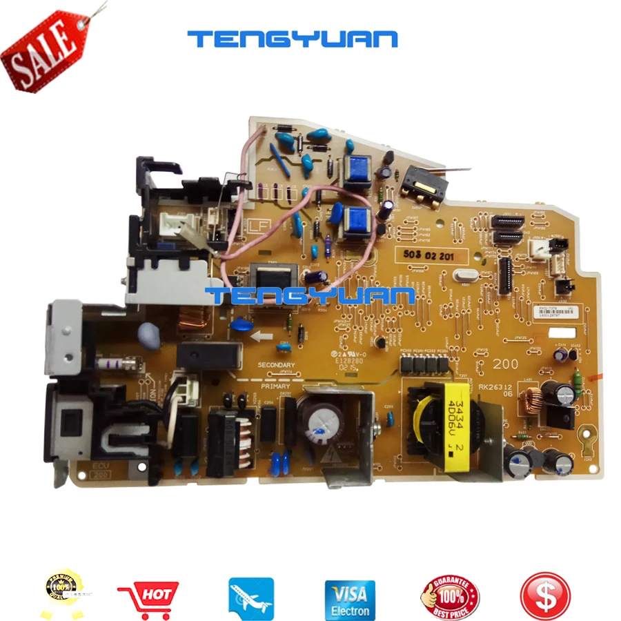 90% LaserJet Питание доска для hp 125A 126NW 126A 127FN 128NF 128FW 128 127 M125 RM2-7382 RM2-7381 в продаже