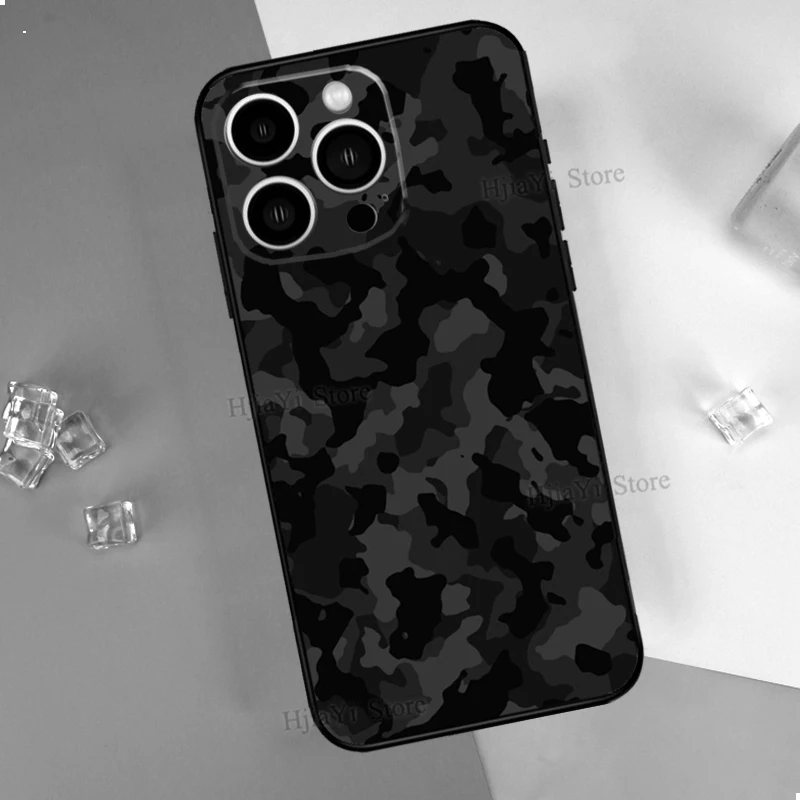 11 cases Black Camo Camouflage Case For iPhone XR X XS Max 5S 6S 7 8 Plus SE 2020 11 12 13 Pro Max Mini Phone Cover iphone xr waterproof case