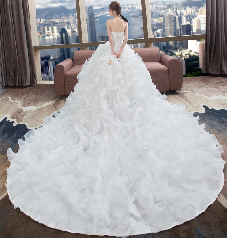 Red Wedding Dresses Strapless Lace Maternity Pregnant Backless Plus Size Wedding Gown Bridal Gowns Bride Dress Robe Mariee