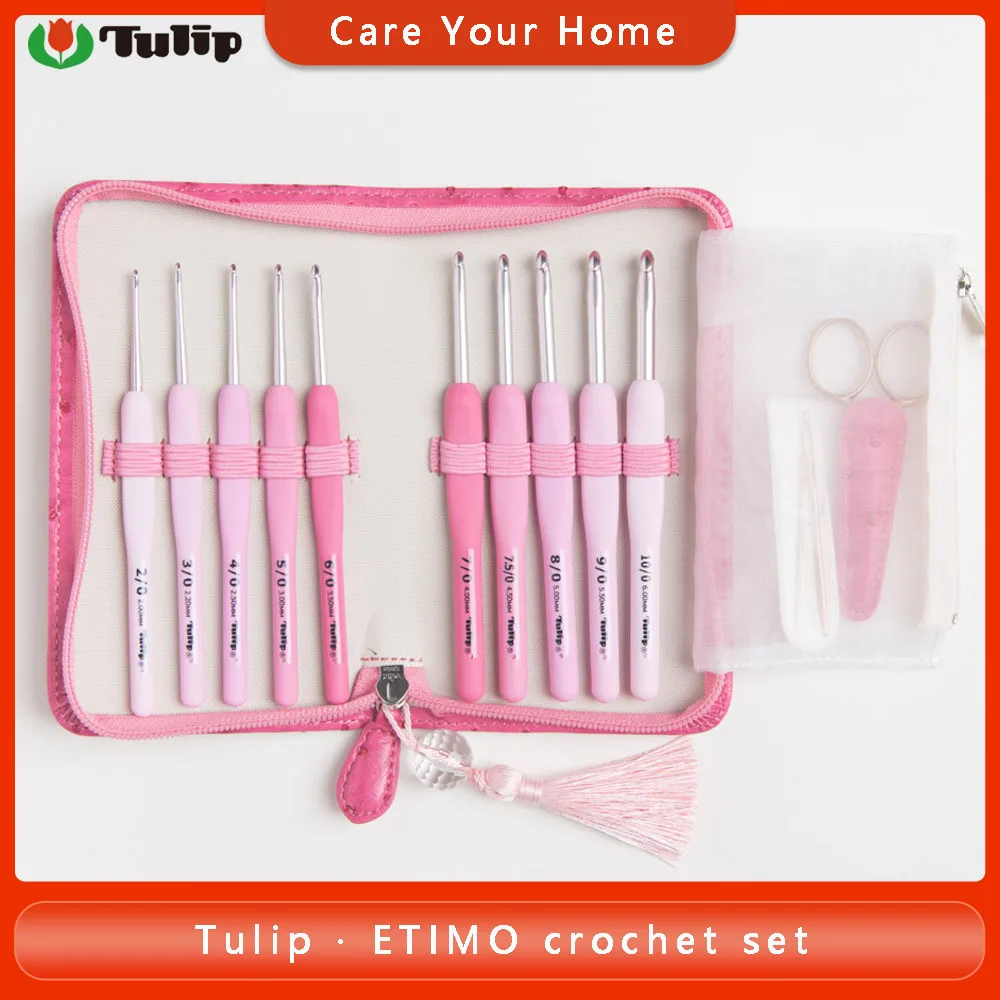 Original Tulip Etimo Rose Crochet Hook Set Of Knitting Needles Knitting Pro  Set Needle Diy Knitting Hooks Kit Free Shipping - AliExpress