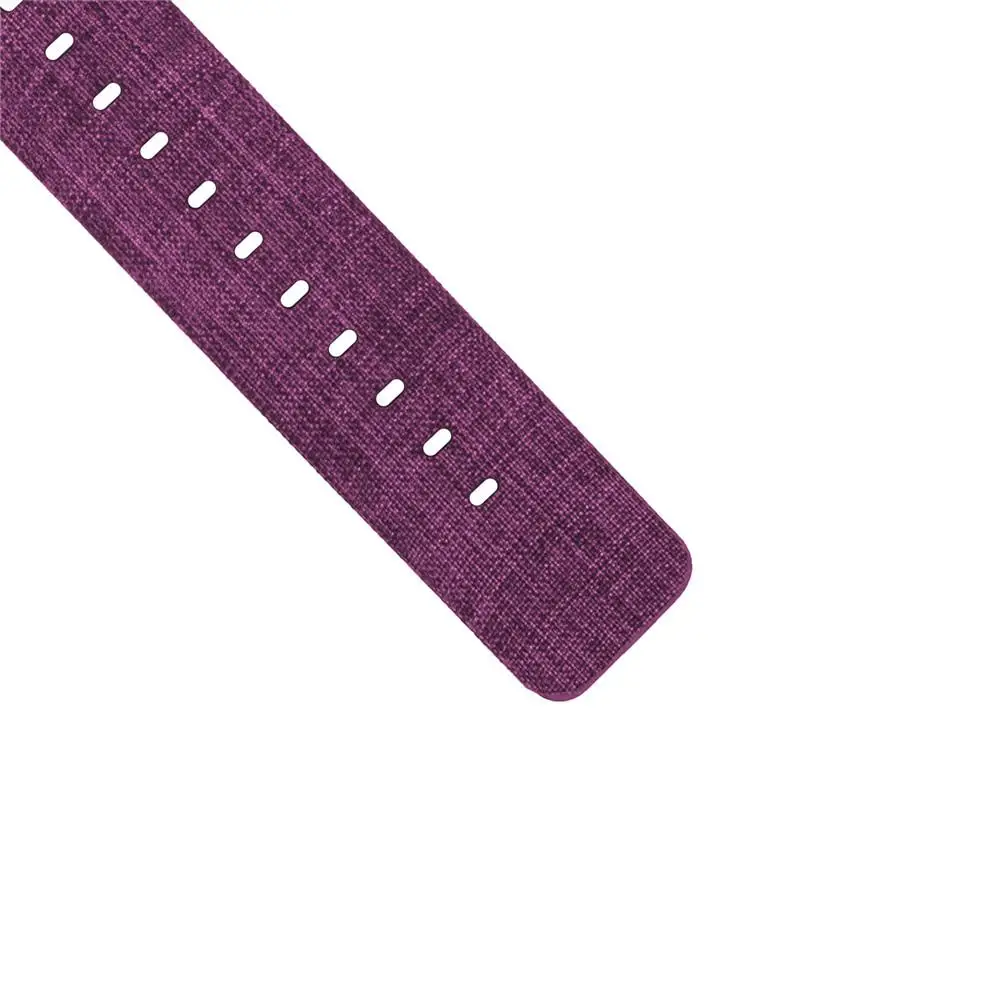 Холст часы ремешок с пряжкой Разъем для Fitbit Versa Sport Smartband# BW