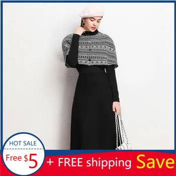 

Elegant Three-piece Set Dress Women's Autumn Wool Dress Thickened Knitted Winter Skirt Women's Wear Outfits for Women Clothing