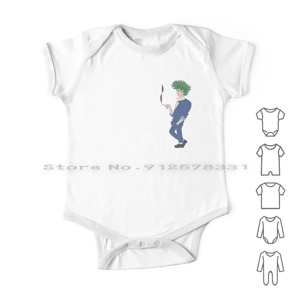 

Spike Spiegel Newborn Baby Clothes Rompers Cotton Jumpsuits Spike Spiegel Cowboy Bebop Space Adventure Manga Anime Infant Long