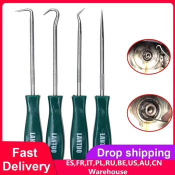 

Hot selling 4Pcs 135mm Car Auto Vehicle Oil Seal Screwdrivers Set O-Ring Seal Gasket Puller Remover Pick Hooks Tools Wholesale