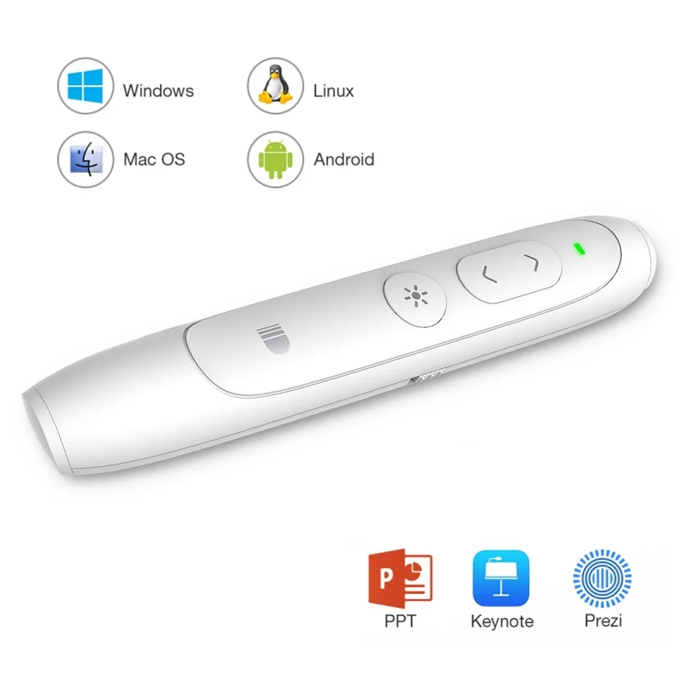 

USB Wireless Presenter Red Laser Pointer PPT Remote Control Pointer Laser pen for PowerPoint Presentation teacher logitech