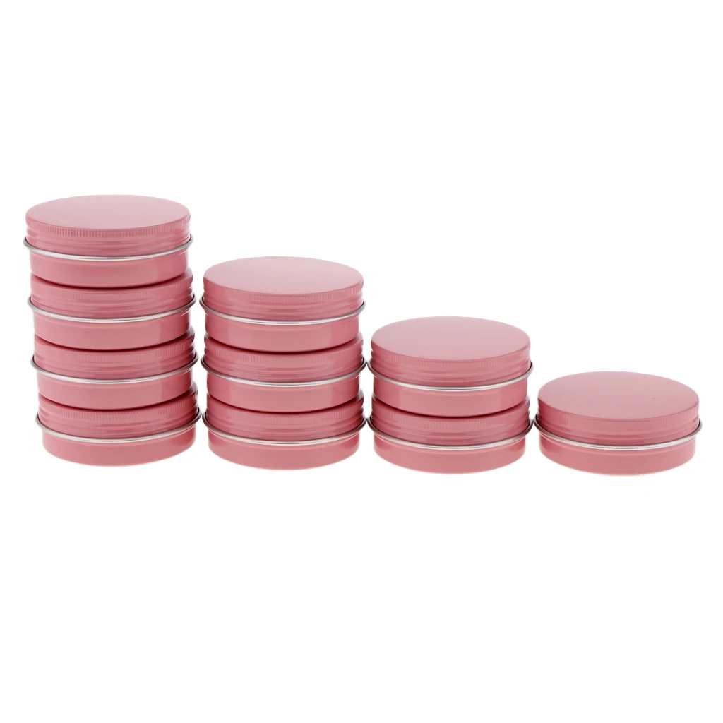 20Pcs Travel Cosmetic Screw Cap Pot Jars Tins DIY Craft Container Case 60ml