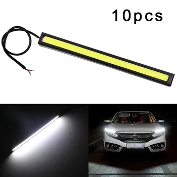 

10 pcs Led COB Daytime Running Lights Universal Fog Lamp Waterproof Car Styling Led Day Light DRL Lamp for Auto 14cm