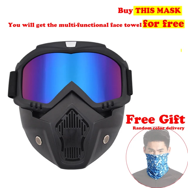 Gafas modulares para exteriores, máscaras protectoras de Airsoft  desmontables, cascos de cara completa, máscara de Paintball, gafas antivaho,  protección de juego