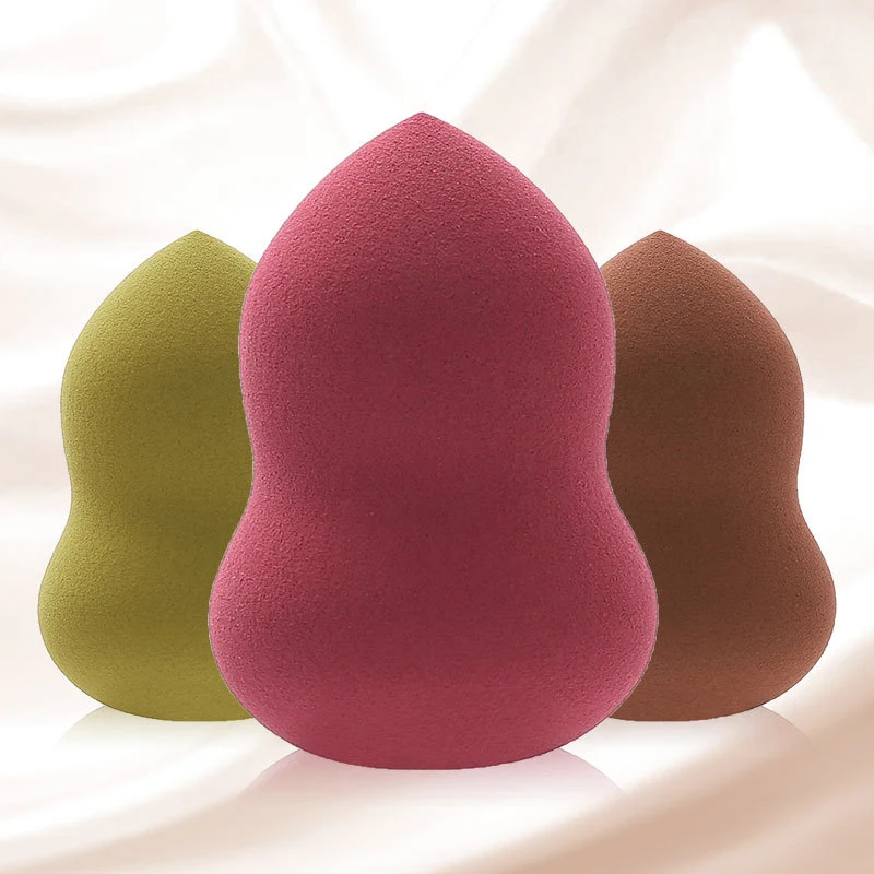 Gourd-shaped Makeup Egg Dry-wet Dual-use Good Elasticity Soft Powder Puff Makeup Tools
