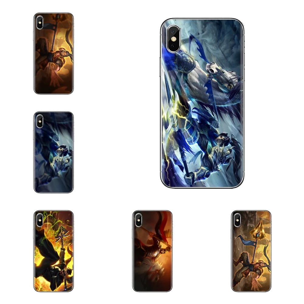 Прозрачный ТПУ чехол Lucian XinZhao League of Legends для samsung Galaxy S3 S4 S5 Mini S6 S7 Edge S8 S9 S10 Plus Note 3 4 5 8 9