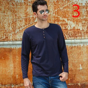 

Men's Long Sleeve T-Shirt 2019 Autumn New Korean Slim Embroidered Cotton 9822