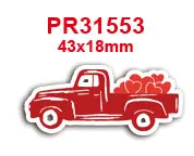 PR31553 50 ярдов в размер, лента на День святого Валентина с принтом, корсажная лента, ribbon35263 - Цвет: PR31553