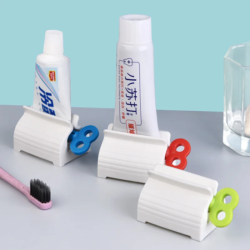 

3pcs Home Plastic Toothpaste Tube Squeezer Easy Dispenser Rolling Holder Bathroom Supply Tooth Cleaning Accessories Supplies