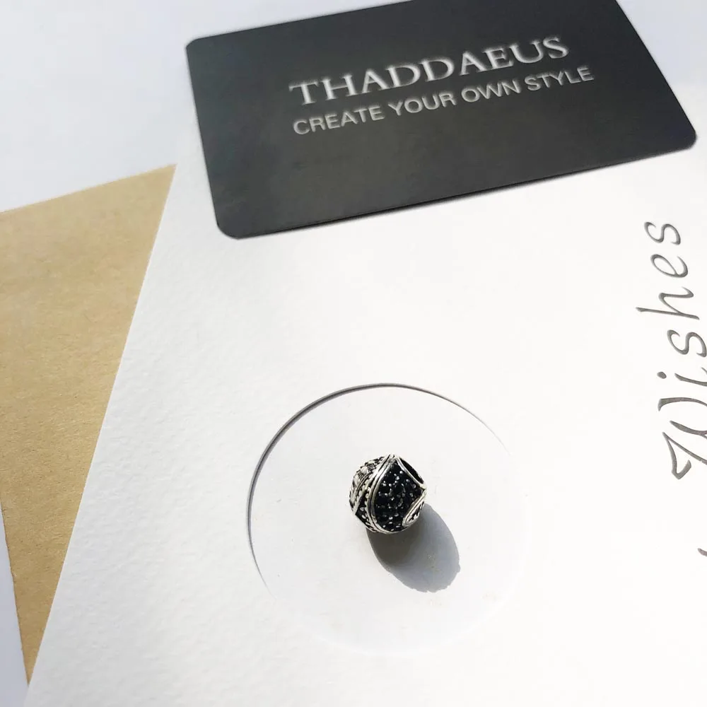 Бусины маори Серебряный Орел циркония бусы подходит браслет ожерелье из Европы