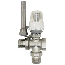 30-70 degree control Floor heating system thermostatic radiator valve M30*1.5 Three way valve Thermowell DN15 DN20 DN25 DN32