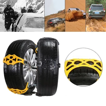 

Truck Car Wheels Tyre Snow Chain Anti-skid Tire Chain Automobile Tie Belt Car Exterior Winter Driving Outdoor Sports Non Slip