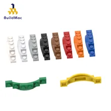 BuildMOC uyumlu toplar parçacıklar 62361 1x6 çamurluklar yapı taşları parçaları DIY LOGO eğitim teknoloji parçaları oyuncaklar