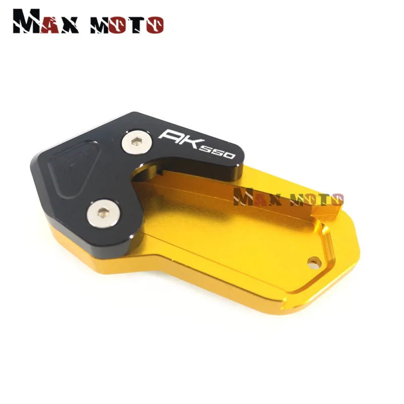 For KYMCO AK550 AK 550 2017 2018 Motorcycle Kickstand Foot Side Stand Extension Pad Support Plate Enlarge motorcycle kickstand extender motorcycle kickstand pad motorcycle kickstand motorcycle support feet