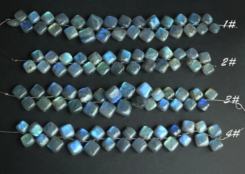 28pcs, Super Finest Blue Flash Labradorite Soomth Heart Shape Briolettes Size 10-13mm aprx