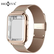 Milanese Watch Band + Case For Apple Watch Series 6 SE 5 4 40mm 44mm 38mm 42mm Stainless Steel Strap Wrist Bracelet for iwatch