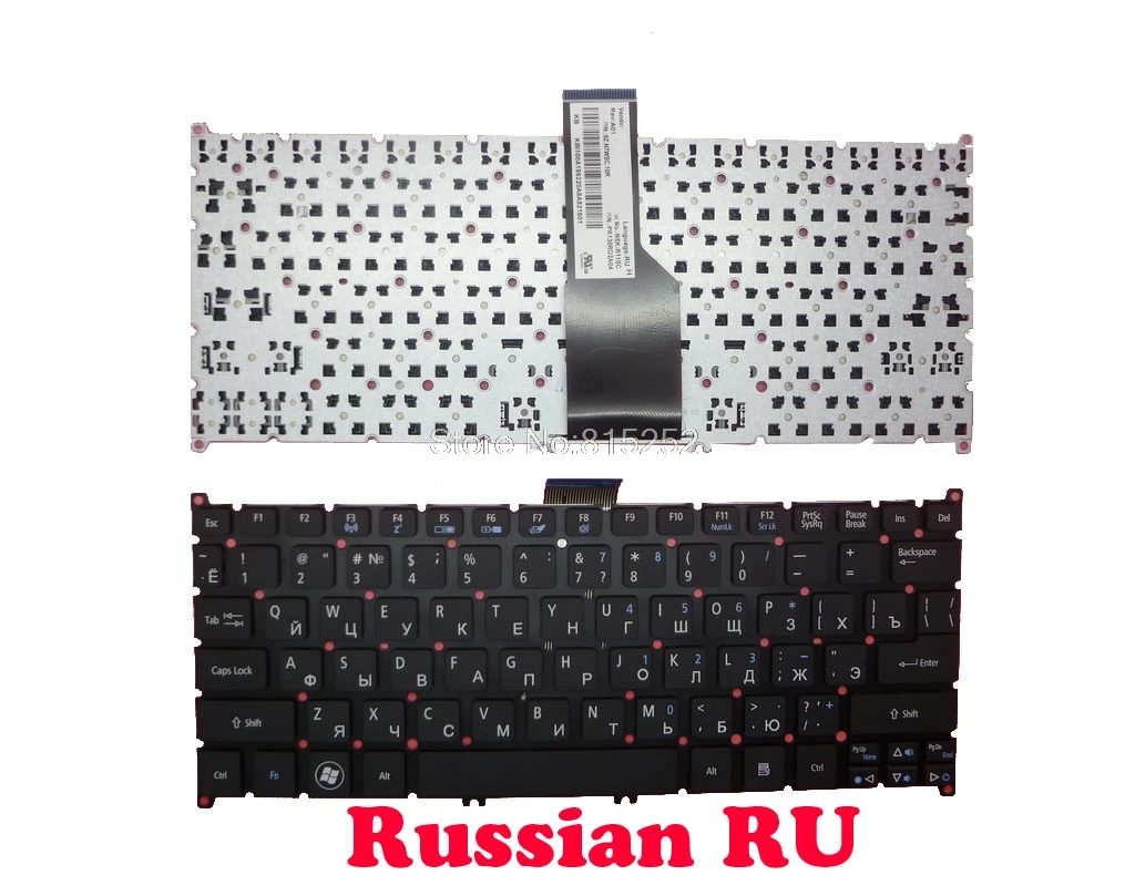 RU FR Клавиатура для Acer B113 NSK-R11SC 9Z.N7WSC.10R PK130RO2A04 KB.I100A.199 9Z.N7WSC.10F PK130RO2A14 KB.I100A.189 Россия