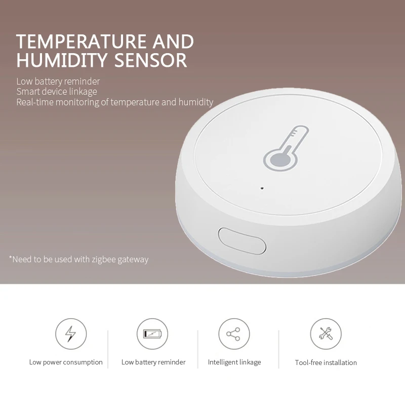 Новое приложение Tuya/SmartLife ZigBee датчик температуры и влажности работает от
