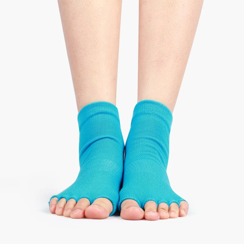 

Women Finger-separated Anti-slip Yoga Socks Plantar Fasciitis Socks Breathable Anti Sweat Sport Open Toe Compression Socks