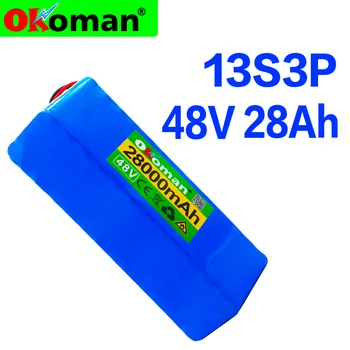 

48v battery 28ah 13s3p High Power 18650 Electric Motorcycle Battery Electric DIY Battery BMS Protection bateria 48v 1000w