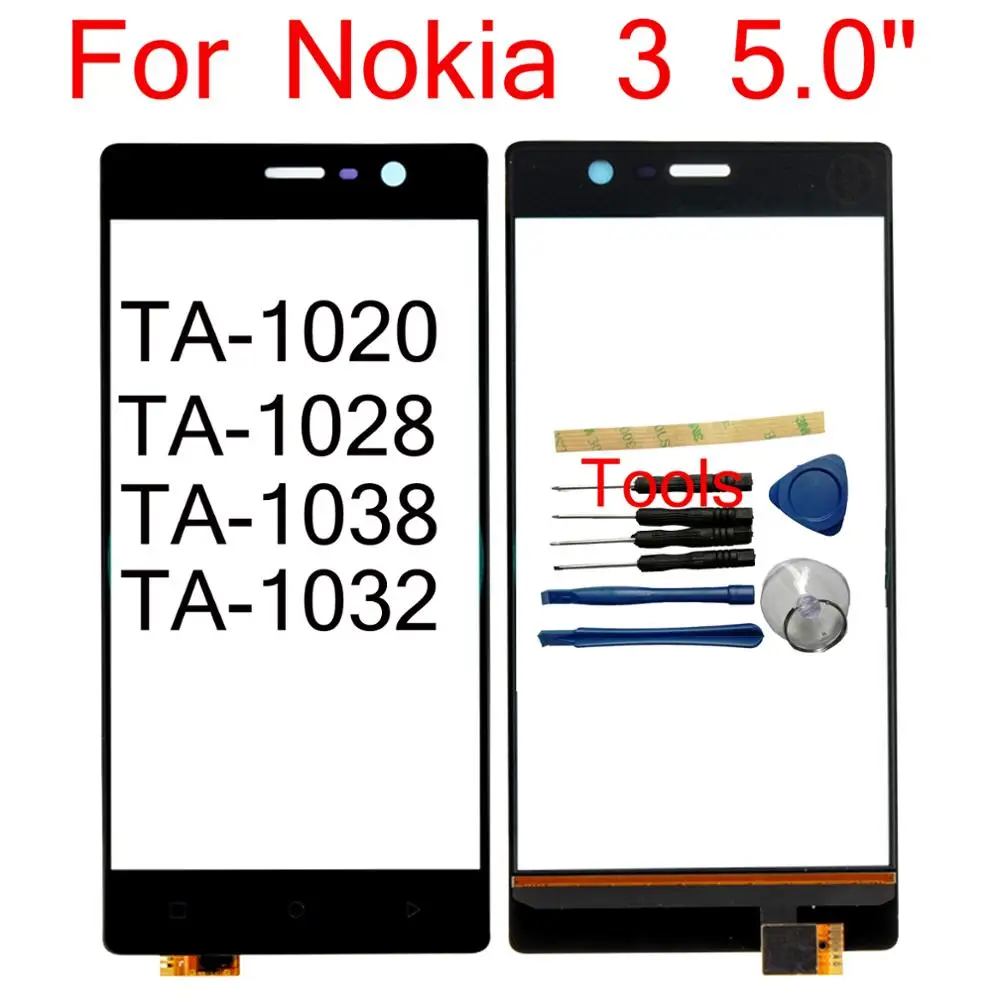 Shyueda 100% Новинка для Nokia 3 5 0 дюймов TA-1020 TA-1028 TA-1032 TA-1038 внешнее Переднее стекло