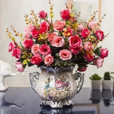 Blumenvasen Wazony Ozdobne, золотые керамические украшения, современные аксессуары для украшения дома, Современная ваза для цветов