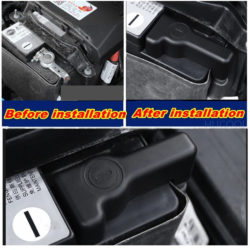 Для Roewe RX5 RX8 ERX5 RX3 автомобильный аккумулятор отрицательная Защитная крышка двигателя батарея покрытие ржавчины автомобильные аксессуары