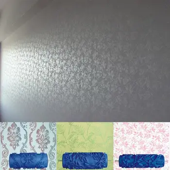 

15cm Flower Texture Rubber Painting Roller Paint Machine Wall Decoration Decor