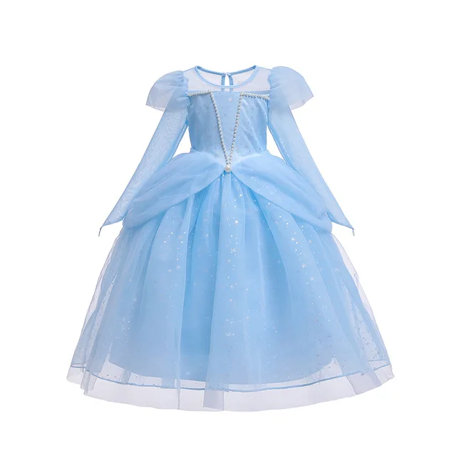 elsa flower girl dress