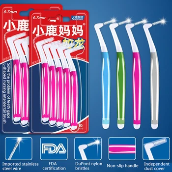

10Pcs Interdental Brush Oral Care Teeth Floss Dental Hygiene Clean Toothbrush New