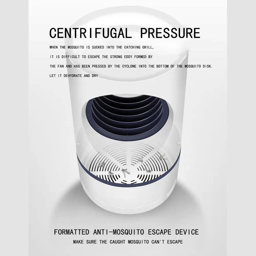 Electric Mosquito Killer Lamp USB Lamps Anti Mosquito Repellent Bug Zapper Killer Night Light Low-voltage UV Light 5W Repeller