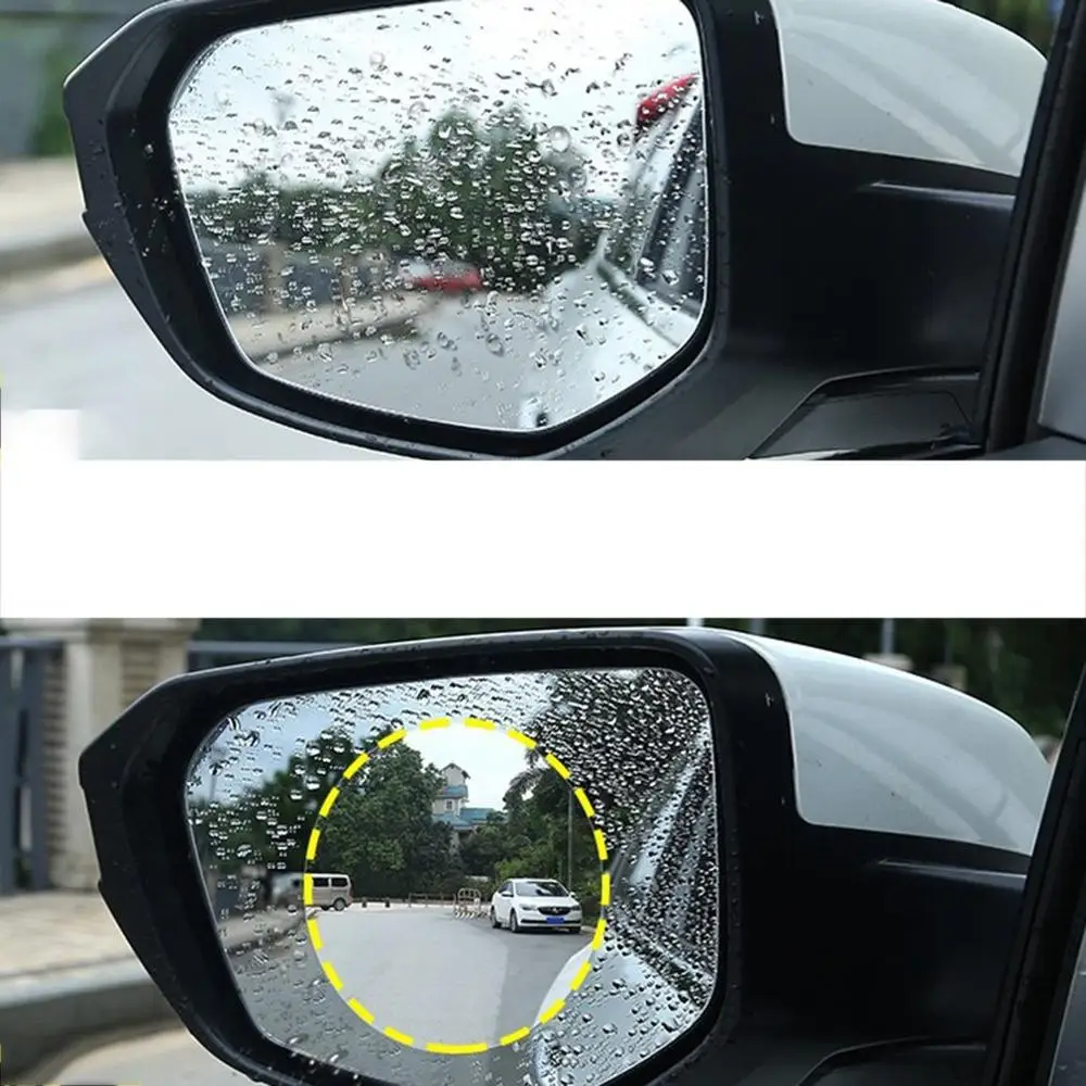 SILIA Car Rear Mirror Protective Film Anti Fog Window Clear Rainproof Rear View Mirror Protective Soft Film Auto Accessories 100MM*150MM SILIA Car Rear Mirror Protective Film Anti Fog Window Clear Rainproof Rear View Mirror Protective Soft Film Auto Accessories 100MM*150MM