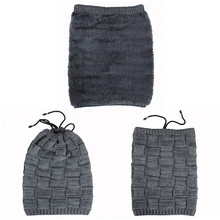 Волшебная зимняя шапка, шарф для женщин и мужчин, вязаная шапка из флиса и бархата унисекс, однотонная Лыжная Шапка s, модная шапка Skullies Bonnet, шапка Gorro