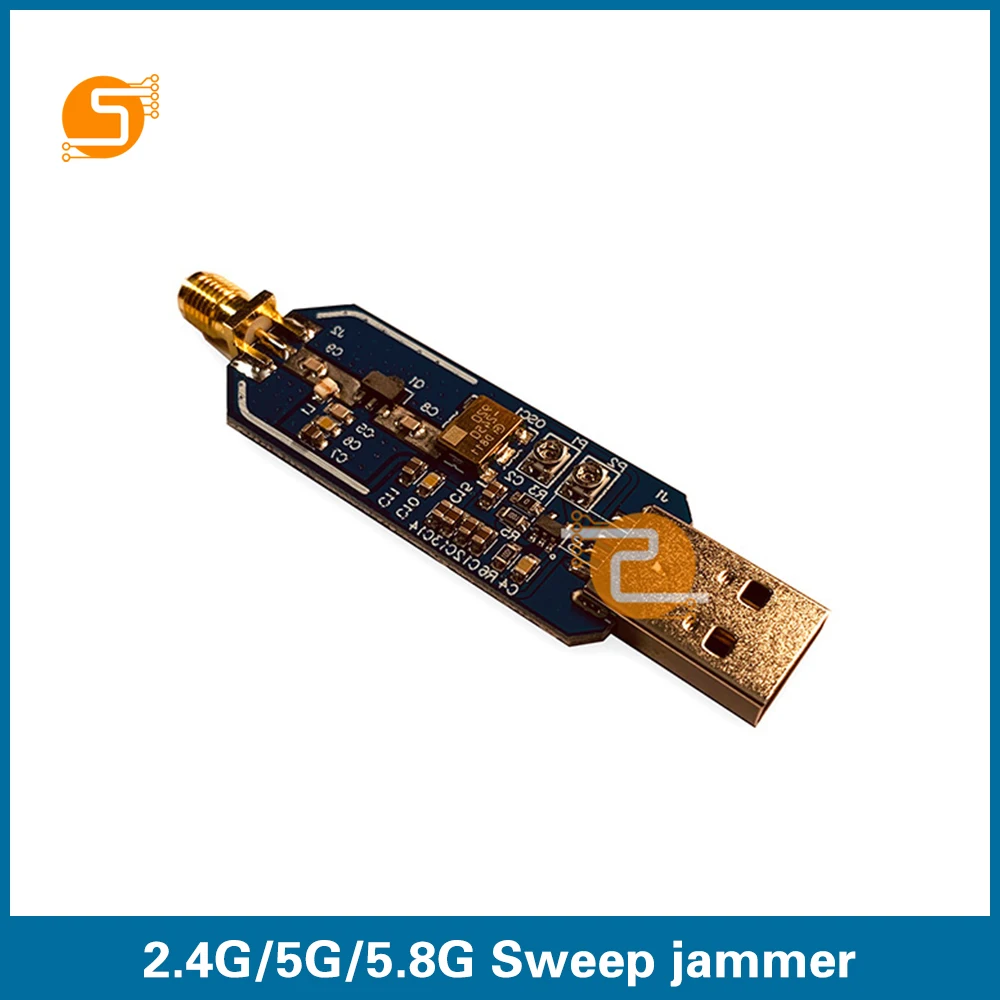 S ROBOT 2,4G 5G 5,8G WiFi Sweep Jammer Shielder 2,4 Ghz 5Ghz 5,8 Ghz WiFi Disturber jammer макетная плата EC5