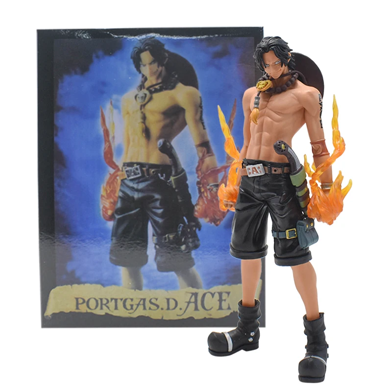 Аниме One Piece Figure Portgas · D Ace Fire Punch фигурка игрушки Луффи катакури три брата модель