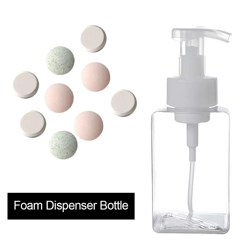 

10 Tablets + Bottle Hand Sanitizer Bacteriostatic Disposable Disinfectant Effervescent Tablets Germicidal Home Hand Sanitizers
