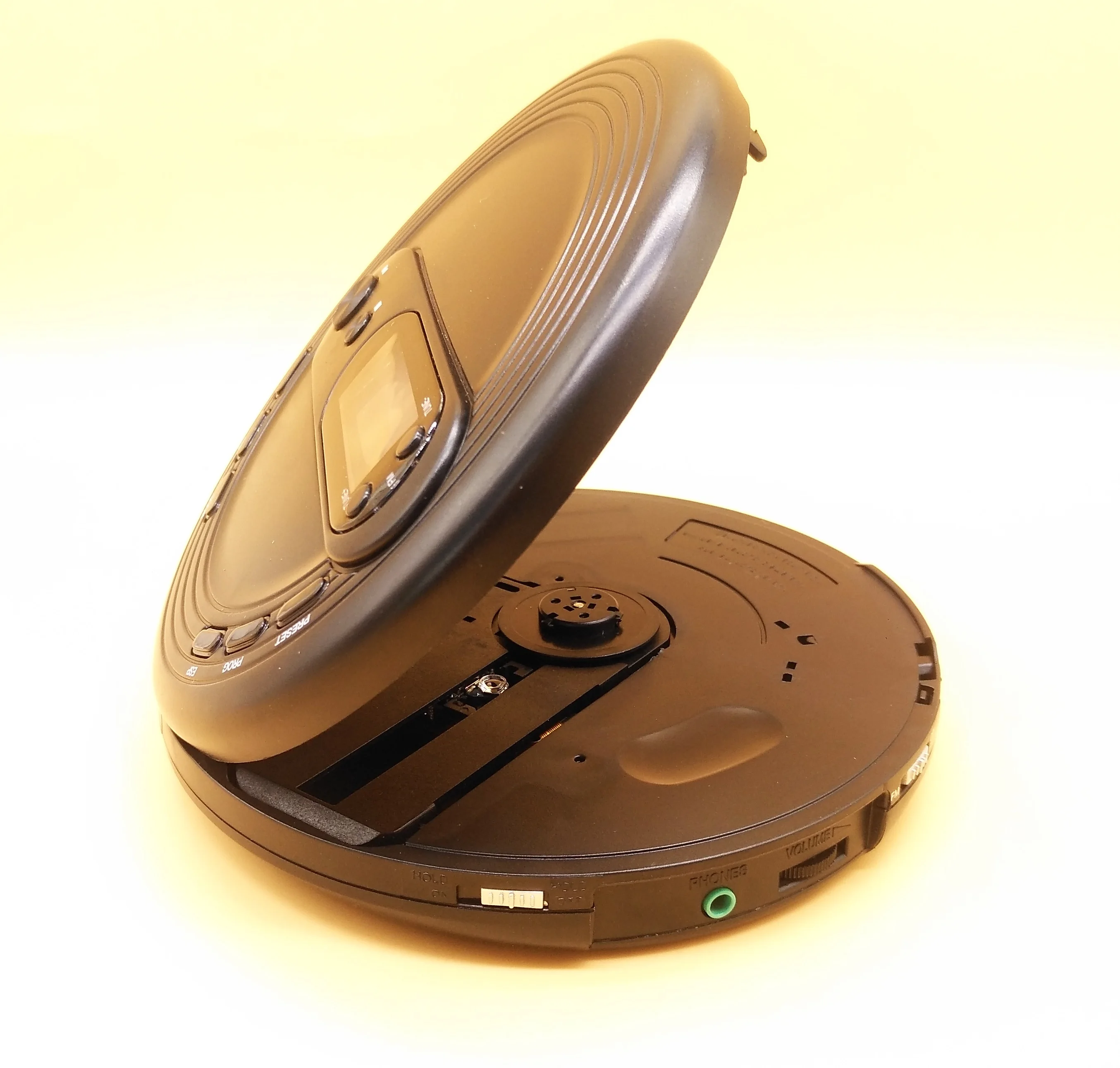 Skup Zupełnie nowy przenośny odtwarzacz CD dla Audio CD CD R z radiem FM ochrona przed wstrząsami pomiń wolny basowa ESP zwiększyć System słuchawki